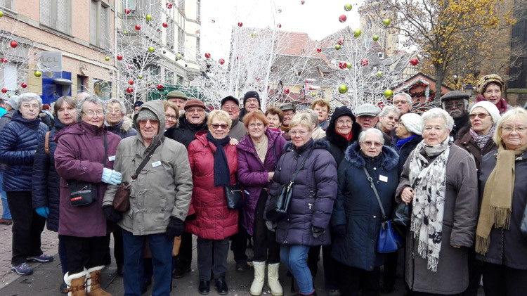 Décembre - Les seniors visitent Montbéliard et Colmar