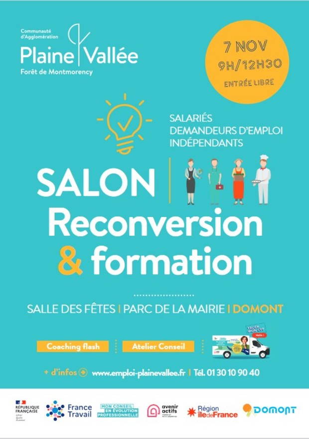 Affiche SALON RECONVERSION & FORMATION