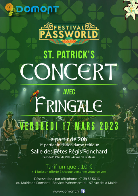 Affiche concert Fringale mars 2023