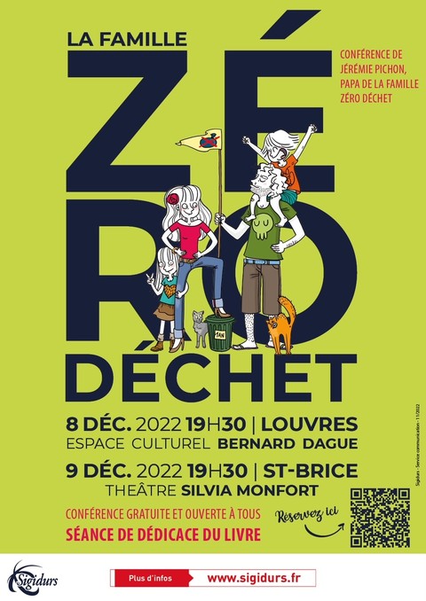 Affiche Conference Zero Dechet Sigidurs déc 2022