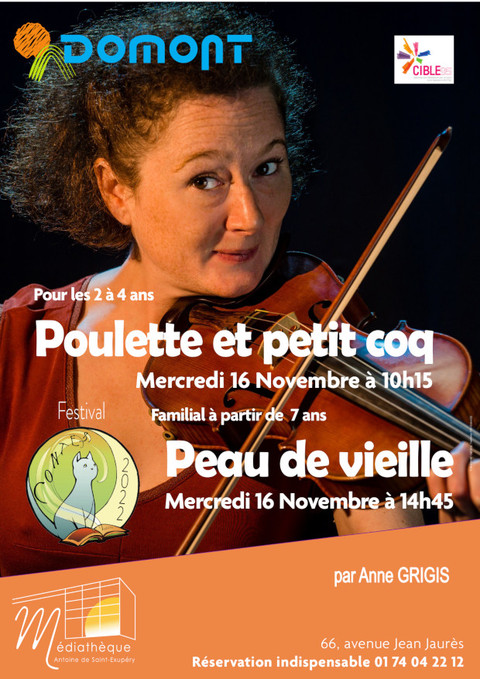 Affiche Contes Poulette et ptit coq & Peau de vieille Med nov 2022