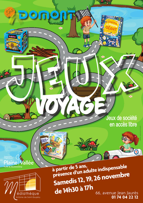 Affiche jeux voyage Med nov 2022