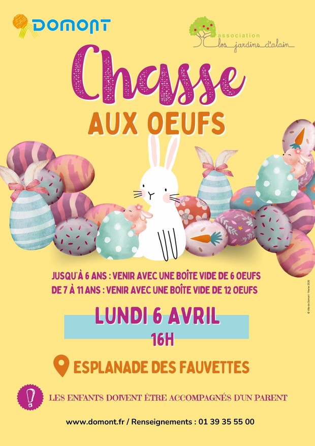 Chasse aux oeufs 2026