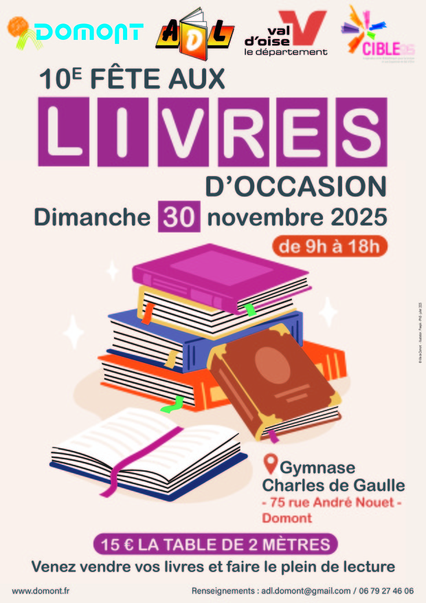 Fête du livre d'occasion 2025 Fête du livre d'occasion 2025