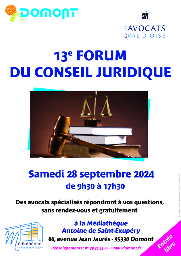 AFFICHE A3 Forum JURIDIQUE 2024