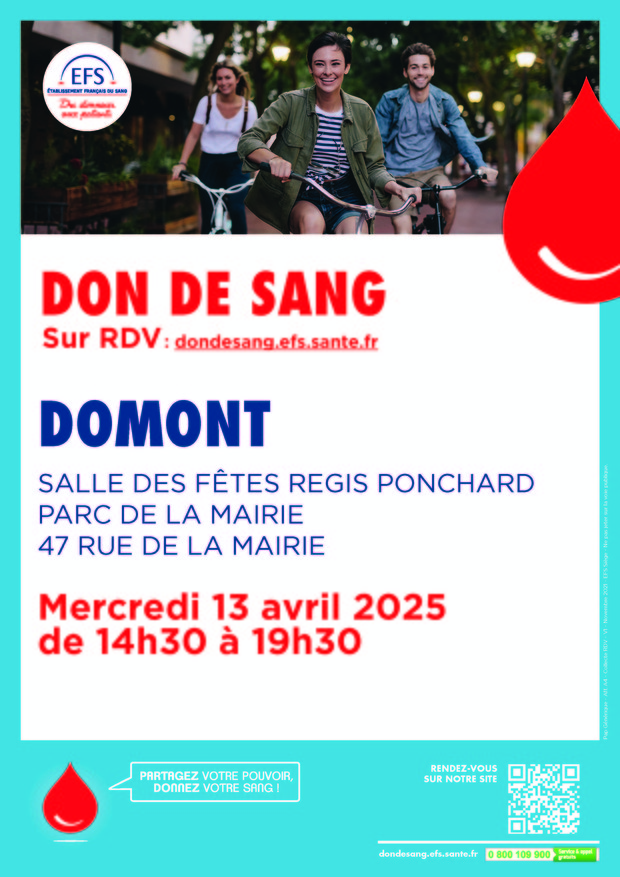 DON DU SANG  13 avril 2025